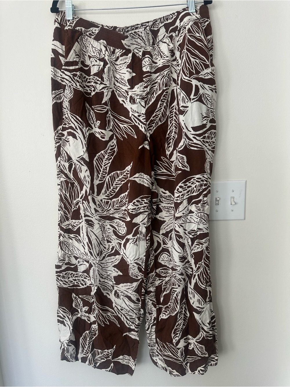 Lands’ End Floral Print Women’s Casual Pants 16P (New)